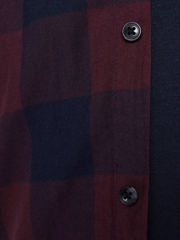 Camicia Uomo JACK JONES – Modello Blabaker – Colletto Alla Coreana – Maniche Lunghe – 60% Cotone 40% Viscosa – Vestibilità Normale